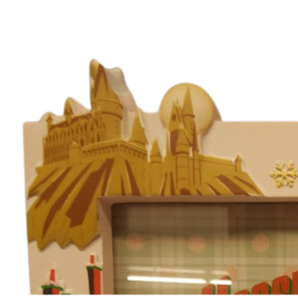 Rare Wizarding World Harry Potter Hogsmeade Christmas Photo Picture Frame New - Picture 4 of 7